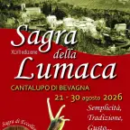 Locandina di Sagra della Lumaca di Cantalupo
